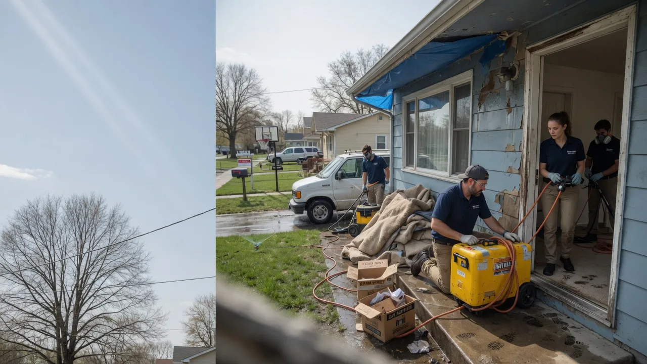 Basement Flood Cleanup in Harrison, MI near me